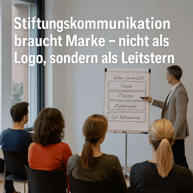 Stiftungskommunikation braucht Marke