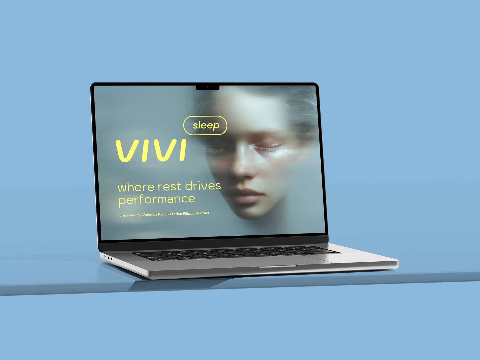 VIVI Präsentation auf einem Laptop
